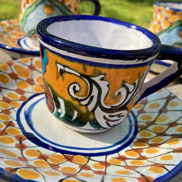 Set of 4/Demitasse Cup & Saucers - Picture 5 of 8